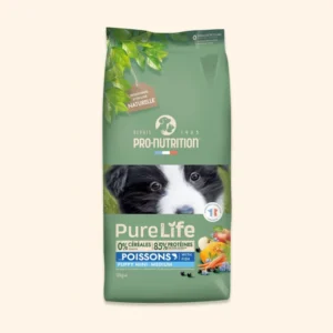 pure life puppy mini/medium saveur poissons